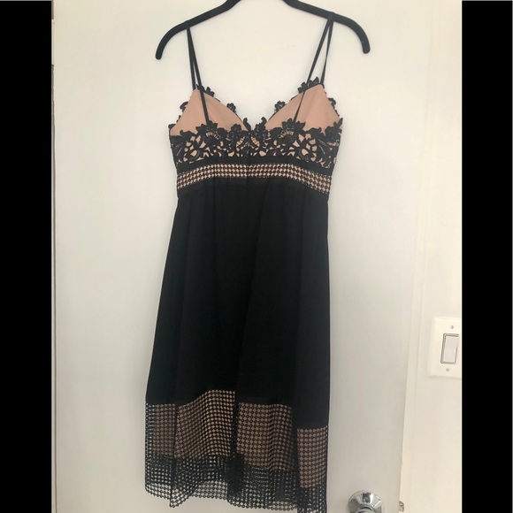 Theory Lace-Accented Cocktail Dress - Picture 4 of 4